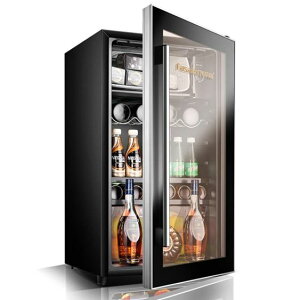 Fasato/凡薩帝BC-95冰吧冰箱紅酒櫃恒溫酒櫃家用展示冷藏小冰櫃