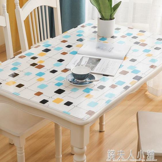 防燙防油桌布軟塑膠玻璃書桌餐桌布桌墊茶幾墊