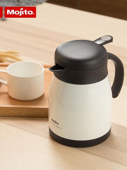 日本mojito保溫壺家用小容量便攜不銹鋼暖水壺熱水瓶歐式咖啡壺