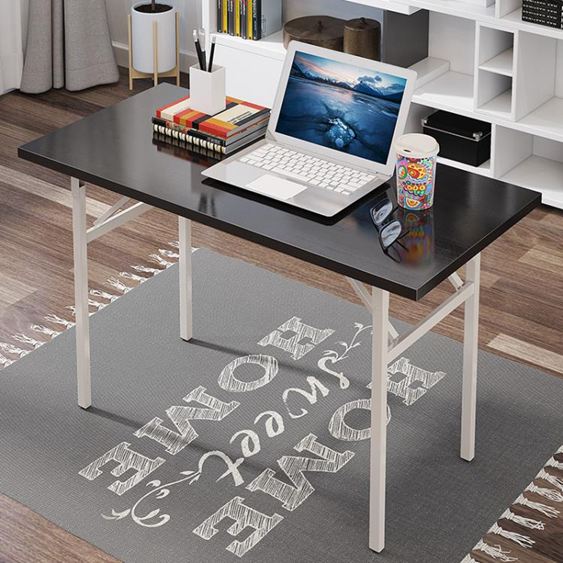 電腦桌折疊桌子擺攤小方桌長條桌簡易餐桌家用長方形書桌地推租房便攜式
