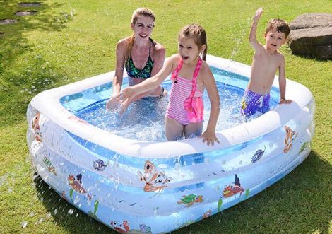 嬰兒童遊泳池充氣家庭嬰兒成人家用海洋球池加厚超大號戲水池