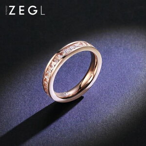 戒指ZENGLIU網紅食指戒指女ins簡約氣質日韓潮人指環時尚個性情侶飾品