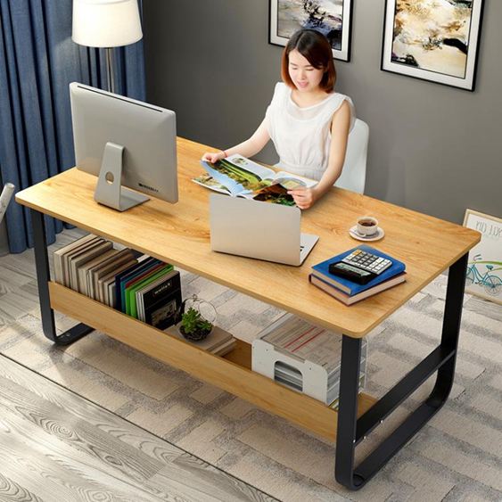 電腦桌電腦桌臺式簡易書桌簡約現代單人小型桌子臥室學生寫字辦公桌家用