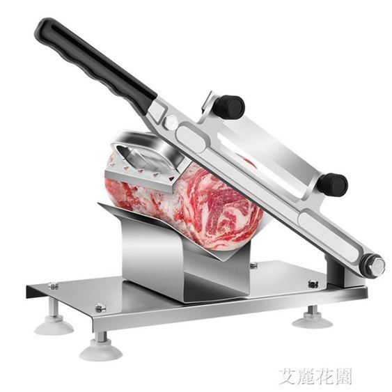 天喜羊肉切片機切羊肉卷機家用切凍肉肥牛肉商用手動刨肉機切肉機