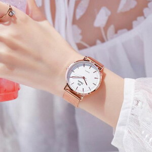 手錶手錶女士學生韓版簡約時尚潮流防水休閒大氣石英女錶抖音網紅同款