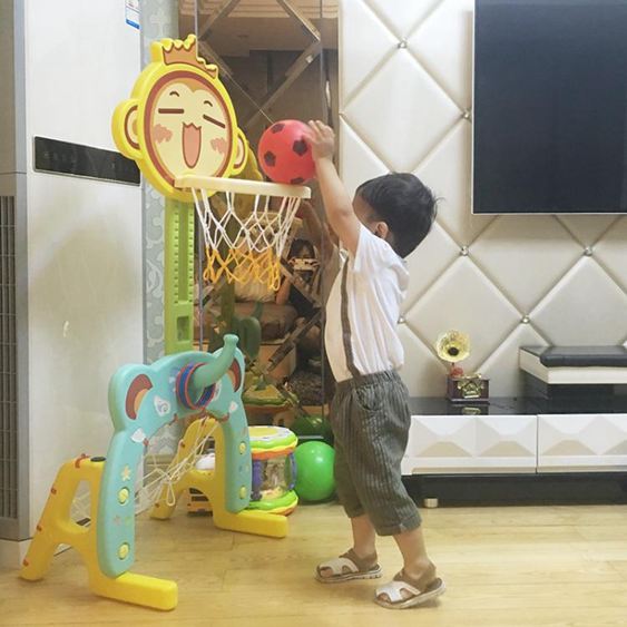兒童籃球架兒童籃球架寶寶可升降投籃架籃球框家用室內男孩玩具
