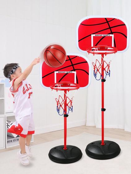 兒童籃球架寶寶兒童籃球架可升降室內玩具男孩2-3-5歲家用投籃框筐小孩4-6藍