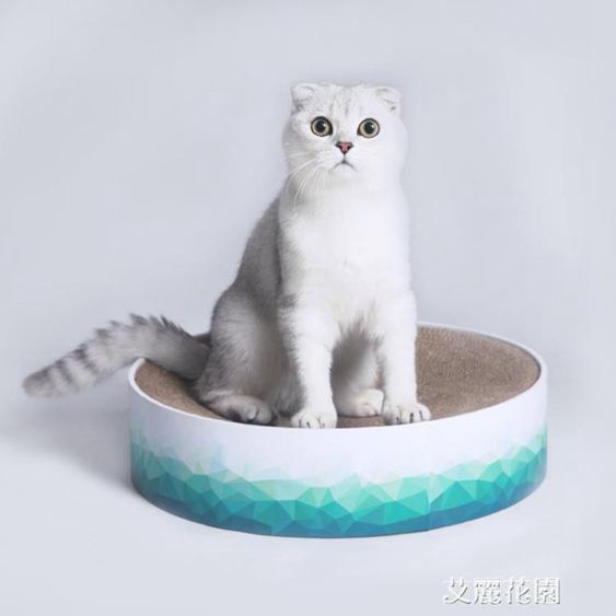 貓抓板瓦楞紙貓窩紙箱貓咪磨爪器耐磨寵物用品貓碗型貓爪板貓抓盆