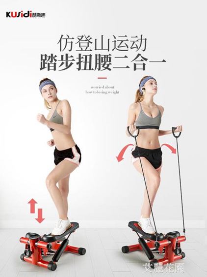 踏步機女家用機小型原地多功能健身器材踩腳踏運動登山機
