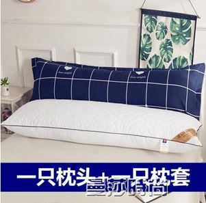 枕頭送枕套雙人枕頭枕芯成人情侶加長加大一體枕長款1.2米1.5m1.8m床