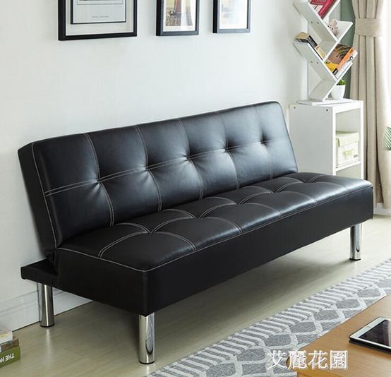 可折疊沙發床1.8雙人兩用實木皮客廳沙發1.5多功能小戶型懶人沙發