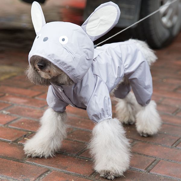 可愛小狗狗雨衣四腳防水全包連帽比熊博美泰迪衣服小型犬寵物雨披