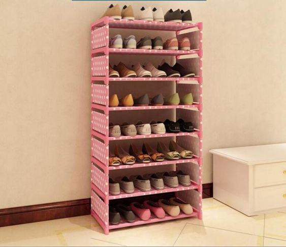 摺疊鞋架現代簡易鞋櫃八層收納鞋架子可摺疊組合便攜式大號鞋櫃