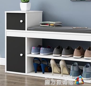鞋架簡易家用經濟型省空間組裝換鞋凳穿鞋凳子鞋櫃儲物凳長條凳