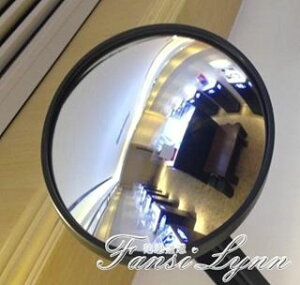門衛會所酒店反光鏡超市收銀臺防盜鏡凸面鏡廣角裝飾風水鏡20CM