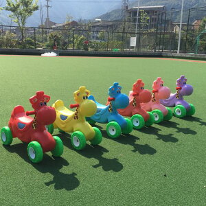幼兒園滑滑車咪咪狗玩具車摩托車滑行車塑料搖搖馬兒童動物車