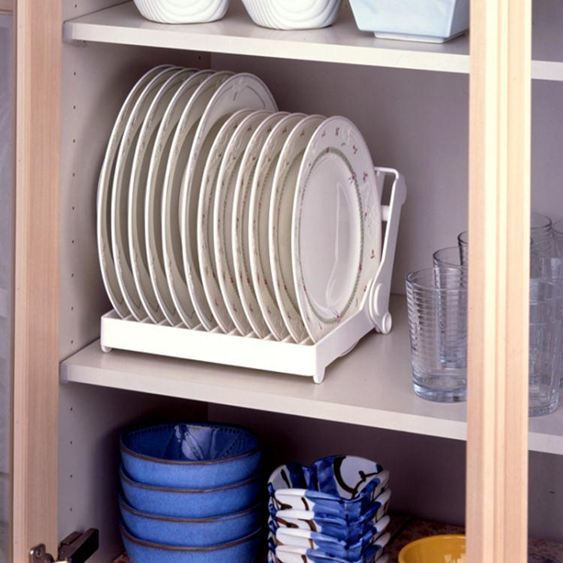廚房置物架塑料碗架盤子瀝水架碗筷架碗櫃用具餐具收納架儲物架
