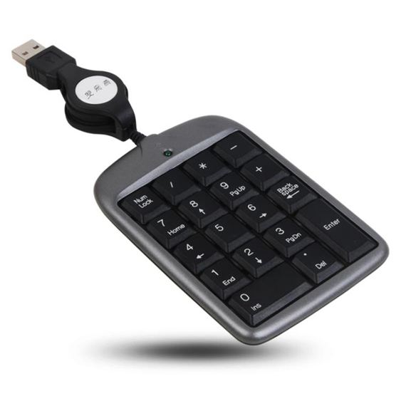 小鍵盤數字鍵盤便攜輕薄臺式電腦筆記本外接迷你USB