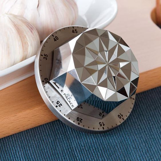 計時器定時器機械提醒器倒計時鐘廚房鬧鐘花朵形狀