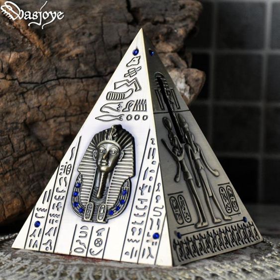 存錢罐古埃及法老復古金字塔儲蓄罐裝飾創意可愛兒童禮品大小號