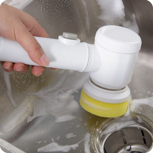 電動清潔刷優思居三合一多功能電動清潔刷廚房用刷水槽刷去污刷子清潔神器