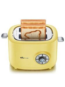麵包機小熊烤面包機迷你家用吐司機全自動早餐神器多士爐電器官方旗艦店