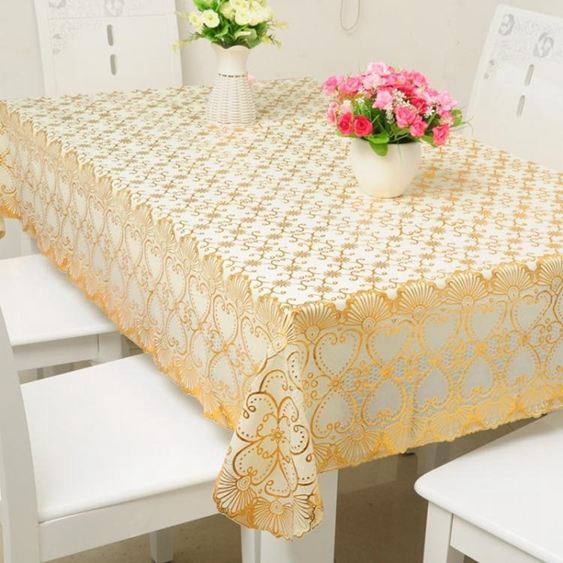 桌布新款pvc高檔塑料免洗正方形臺布歐式餐桌巾防水防油耐熱方桌巾