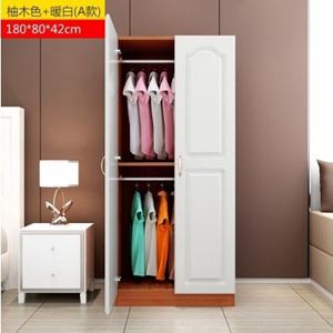衣櫃衣櫃收納衣櫃簡約現代經濟型實木板式組合臥室234門櫃子新潮組裝簡易衣櫥