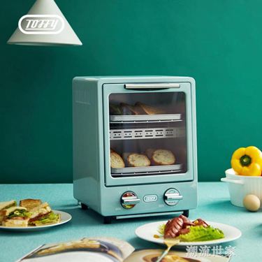 220V電壓 日本Toffy家用雙層速熱電烤箱烘焙小型網紅復古烤箱