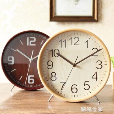 座鐘臺鐘桌面客廳簡約家用臺式鐘錶坐鐘現代個性擺鐘創意時鐘擺件