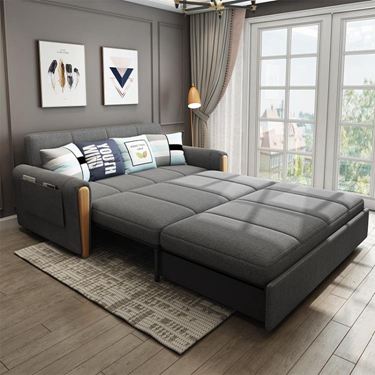 多功能可折疊簡約懶人沙發床小戶型客廳雙人坐臥兩用可儲物