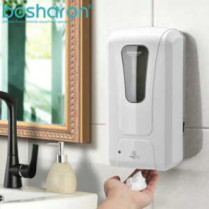 博莎朗醫院智能洗手液自動感應器洗手間皂液器泡沫洗手機家用壁掛