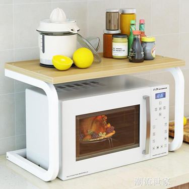 廚房置物架微波爐架子廚房用品落地式多層調味料收納架儲物烤箱架
