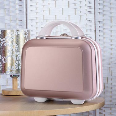 印制LOGO小旅行箱女化妝箱包韓版收納包14寸迷你行李箱小手提箱16