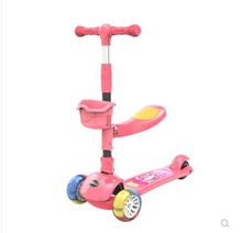 滑板車兒童1-2-3-6-12歲三合一可坐男女孩溜溜車寶寶滑滑車踏板車