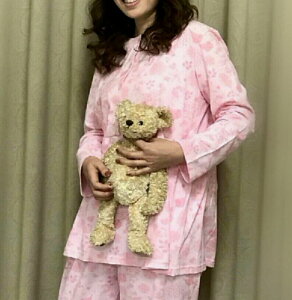 快樂雨 哺乳睡衣-花漾粉紅 S~2XL五種尺吋