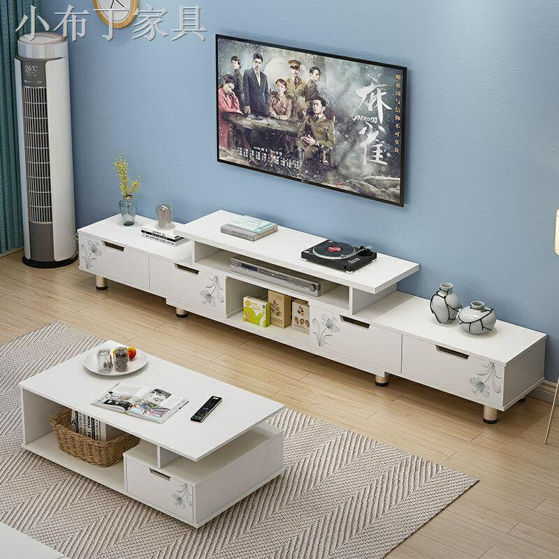 電視柜茶幾組合北歐臥室簡易小型簡約現代客廳小戶型電視機柜家用