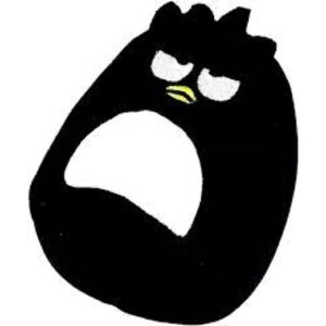 【震撼精品百貨】Bad Badtz-maru_酷企鵝~日本SANRIO三麗鷗 酷企鵝絨布手腕護墊 (黑大臉款)*17122