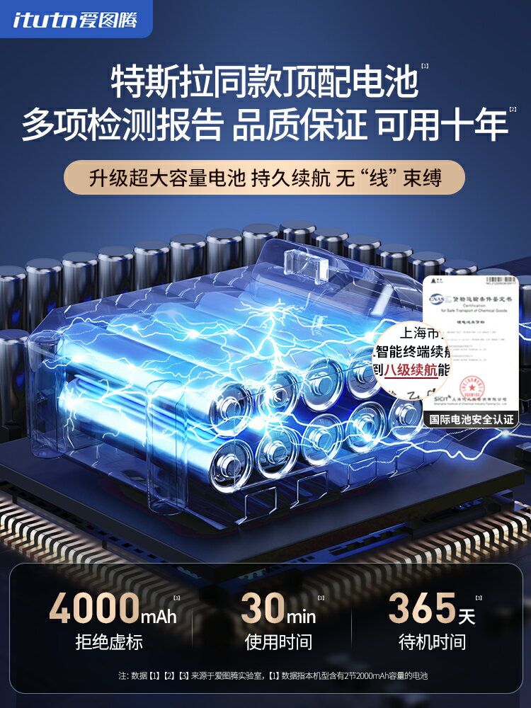 愛圖騰車載吸塵器手持式吸塵器小型大吸力家用汽車內強力
