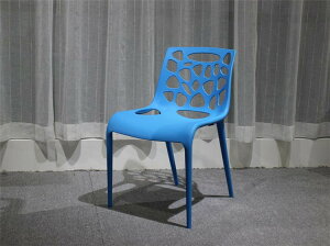 《 蒂爾》 泡泡椅 藍色 六色 洞洞椅 餐椅 休閒椅 洽談椅 書桌椅 辦公椅 民宿 早餐店 北歐風 【新生活家具】