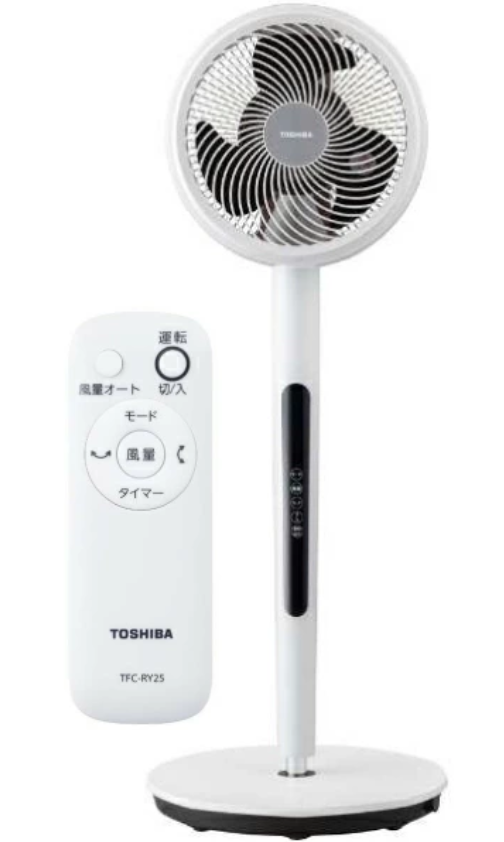 TOSHIBA 東芝 TFC-23Y27 DC循環電風 DC扇 循環扇 12段風量 遙控器 日本代購