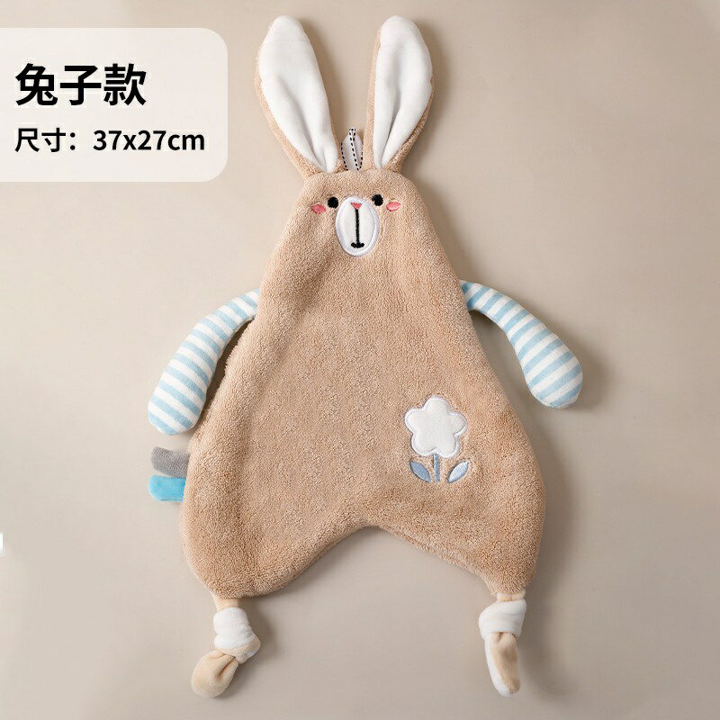 可愛 珊瑚絨擦手巾 珊瑚絨擦手巾 可愛擦手巾 造型擦手巾 吸水毛巾 浴室擦手巾 加厚擦手布 2