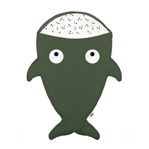 【NEW】西班牙BabyBites鯊魚咬一口嬰幼兒睡袋－綠卡其