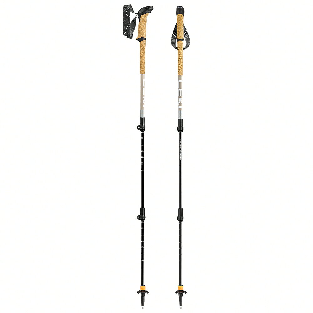 ├登山樂┤德國 LEKI Makalu Lite AS 軟木長把鋁合金快扣避震登山杖 一對 90-125cm 65621802C