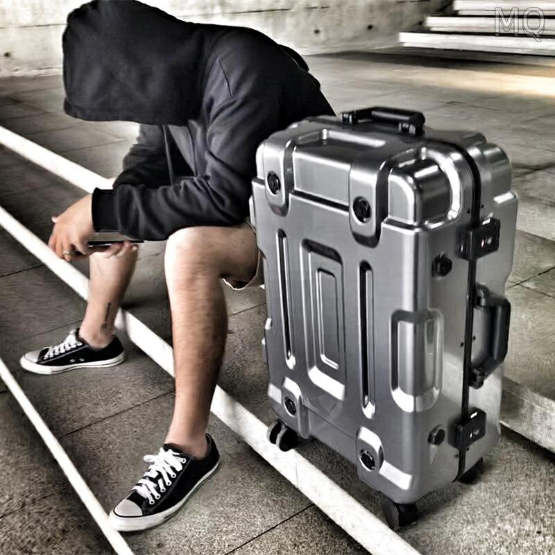 全新 精品行李箱個性行李箱男生結實加厚耐用28寸靜音防震拉桿箱萬向輪20寸登機箱