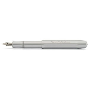 預購商品 德國 KAWECO AL Sport 系列鋼筆 0.7mm 銀色 F尖 4250278600266 /支