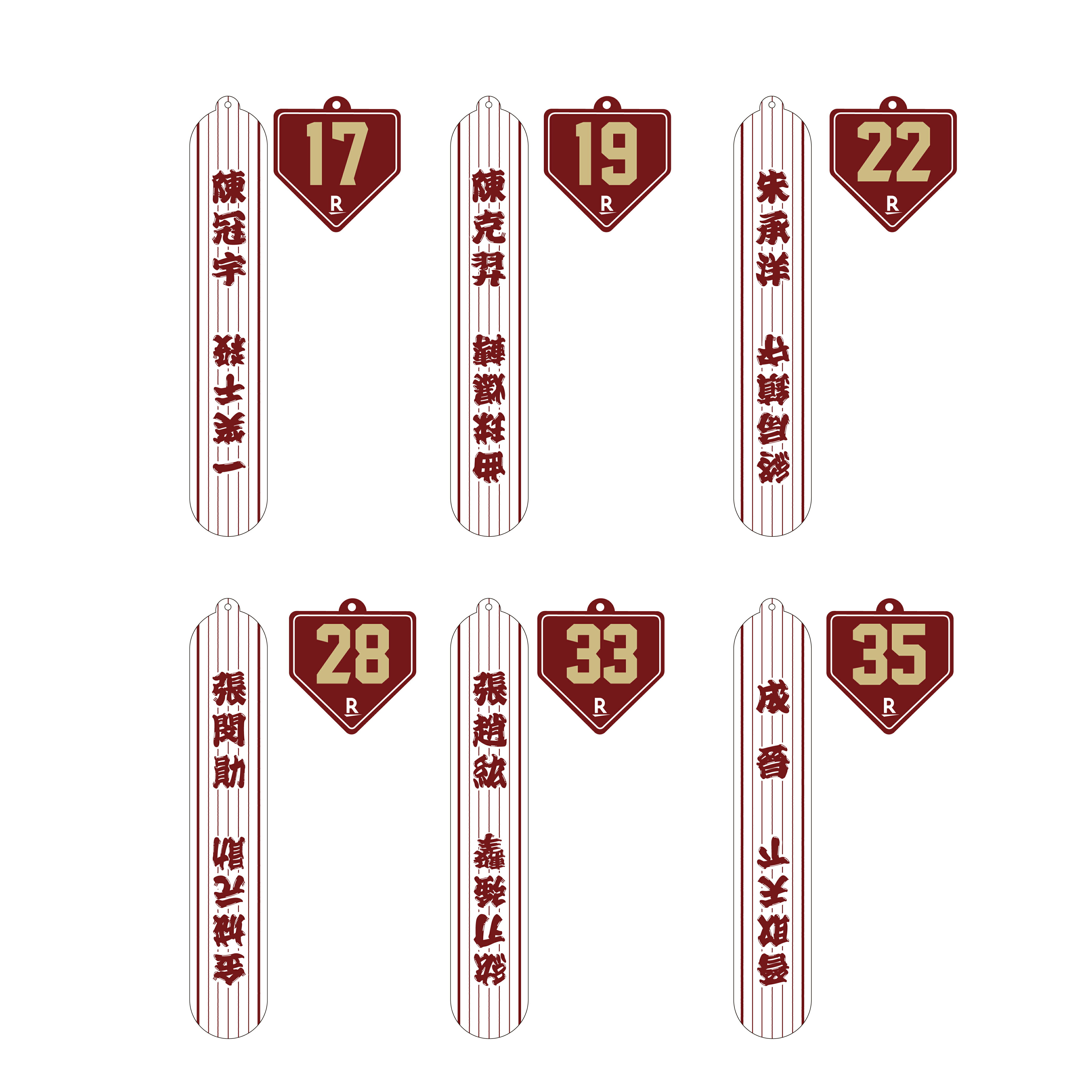 (隨機出貨) 2026 球員軟膠毛巾扣 2