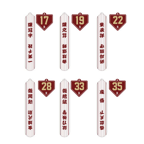(隨機出貨) 2026 球員軟膠毛巾扣 2