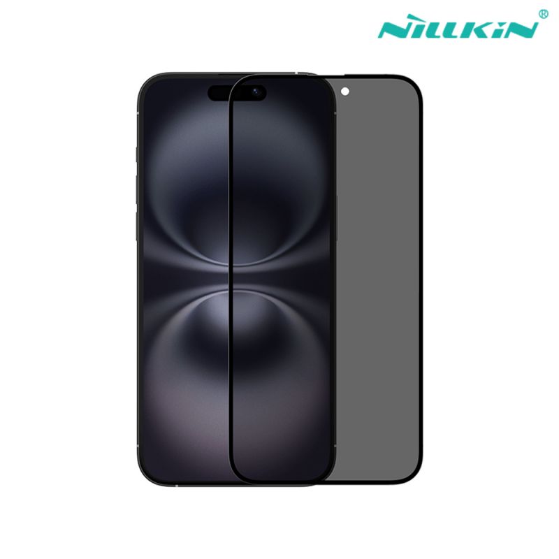 NILLKIN Apple 蘋果 iPhone 16 Plus 隱衛滿版防窺玻璃貼(無塵艙) 太空艙 貼膜神器 手殘救星 玻璃膜 鋼化膜 手機螢幕貼 保護貼