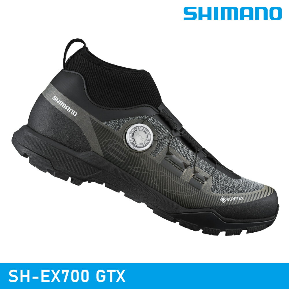 SHIMANO SH-EX700GTX 防水SPD自行車卡鞋-黑色 / 城市綠洲 (登山車鞋 單車卡鞋 腳踏車鞋)